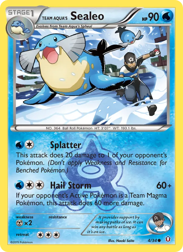 Team Aqua's Sealeo 4/34