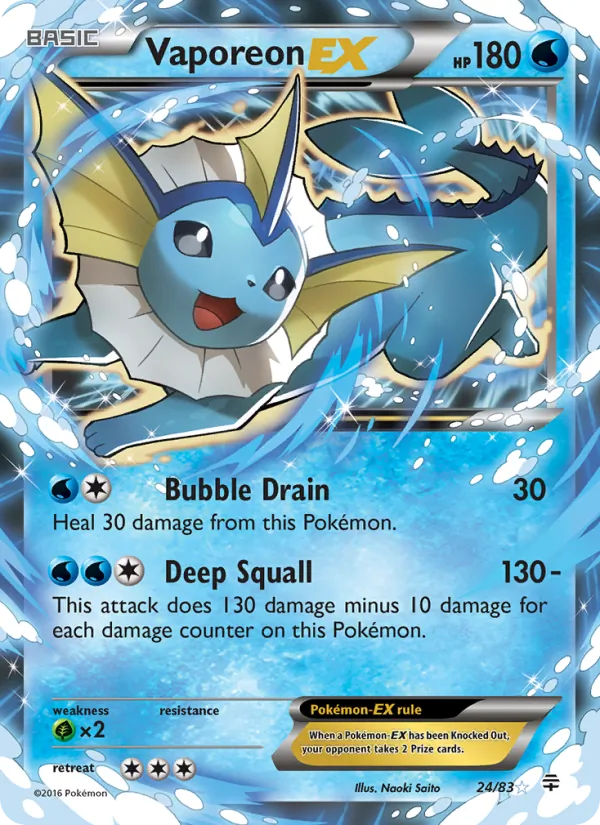 Vaporeon EX 24/83