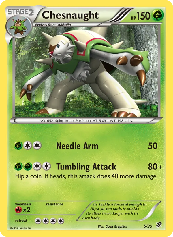 Chesnaught 5/39