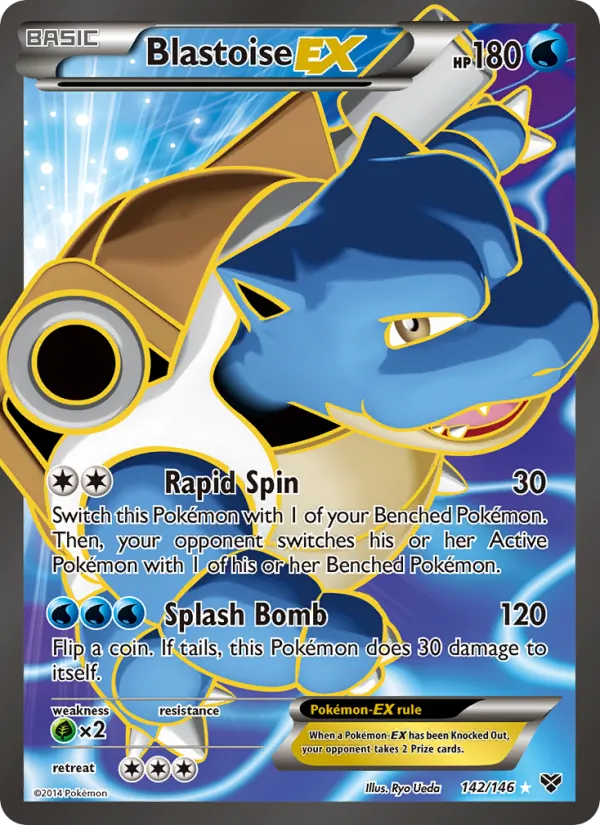 Blastoise EX 142/146