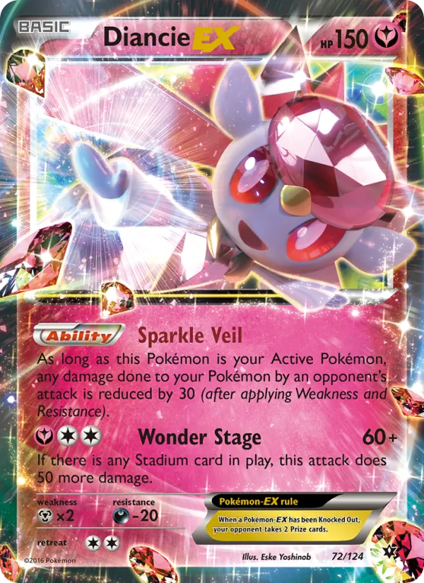Diancie EX 72/124