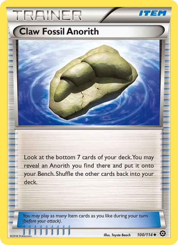 Claw Fossil Anorith 100/114