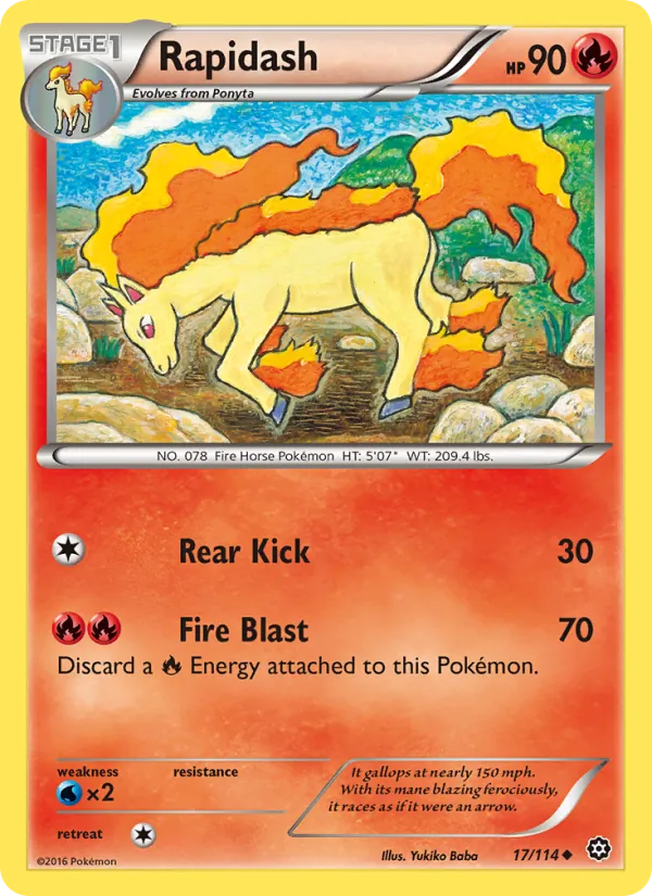 Rapidash 17/114
