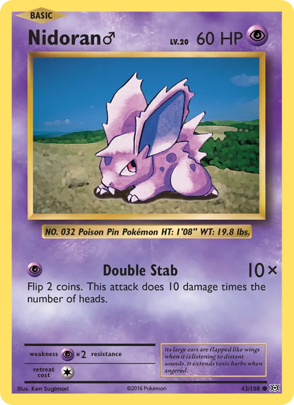 Nidoran♂ 43/108