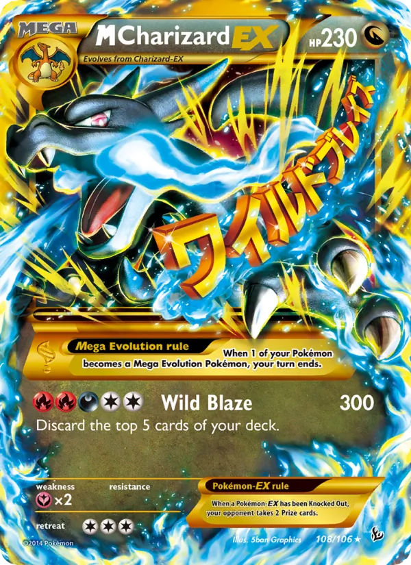 M Charizard EX 108/106