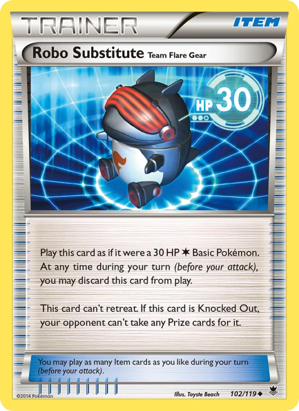 Robo Substitute Team Flare Gear 102/119