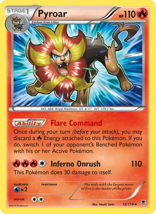 Pyroar 12/119