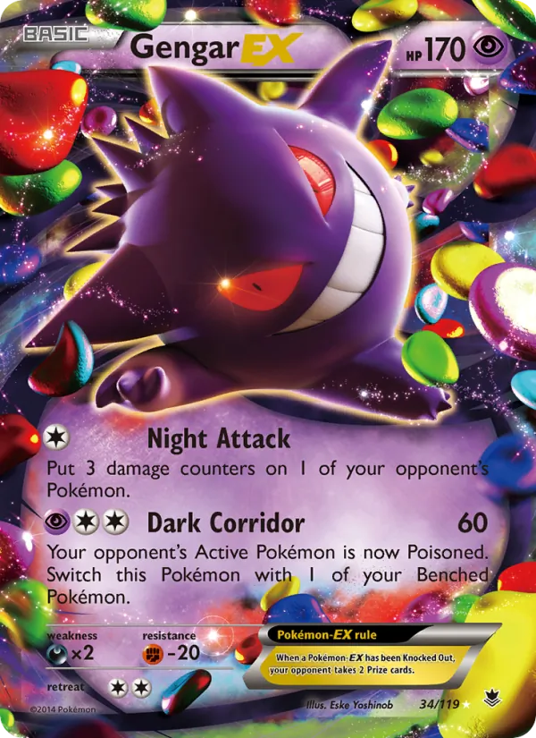 Gengar EX 34/119