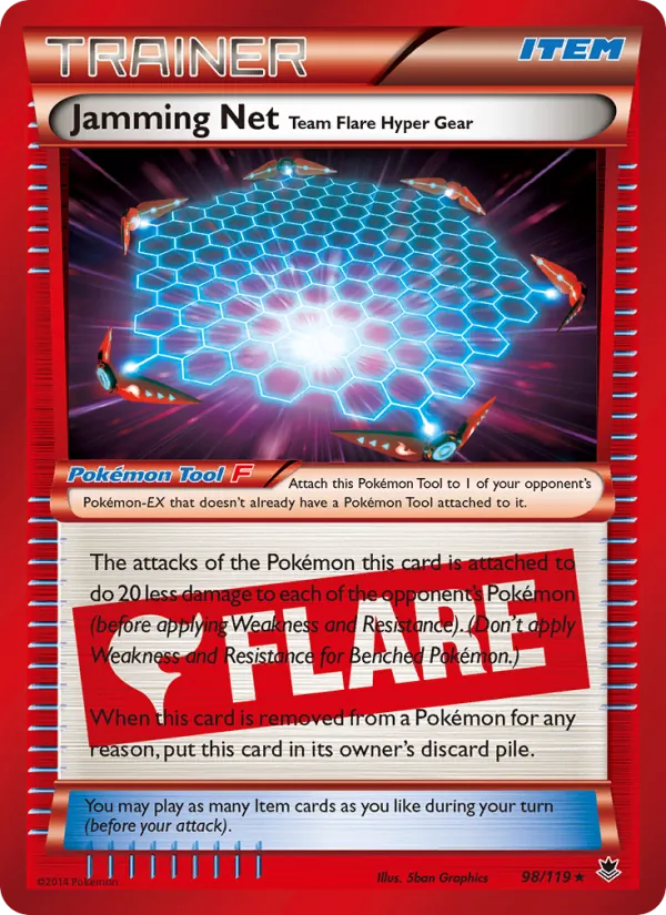Jamming Net Team Flare Hyper Gear 98/119