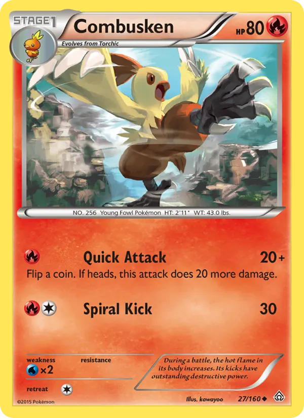 Combusken 27/160