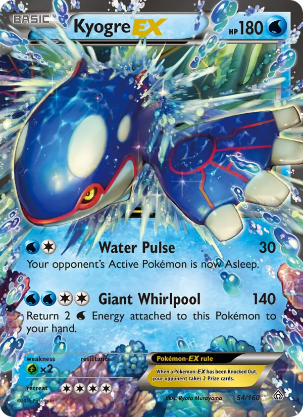 Kyogre EX 54/160