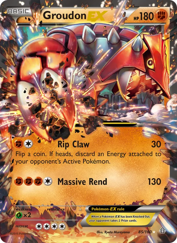 Groudon EX 85/160