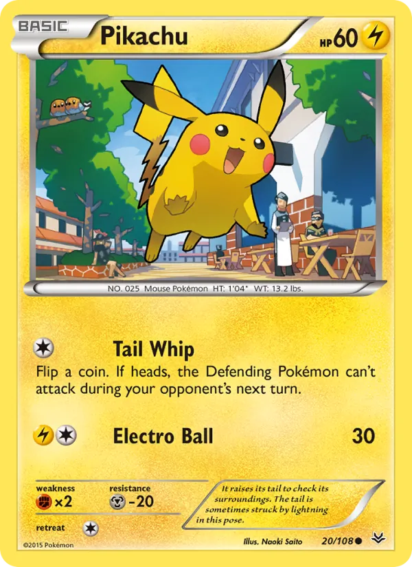 Pikachu 20/108