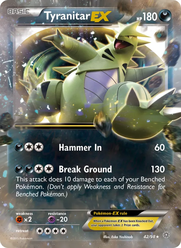 Tyranitar EX 42/98