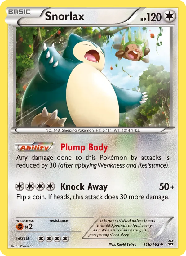 Snorlax 118/162