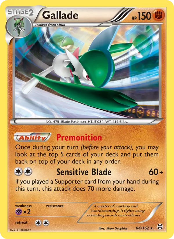 Gallade 84/162