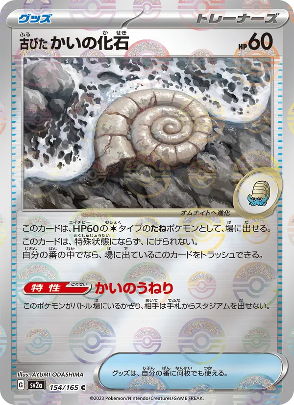 古びたかいの化石 154/165