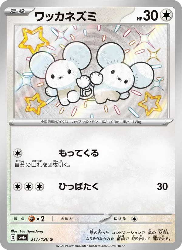 ワッカネズミ 317/190
