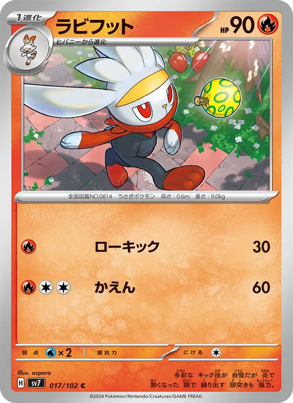 ラビフット 017/102