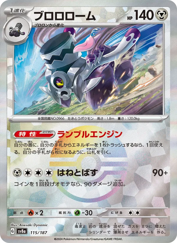 ブロロローム 115/187