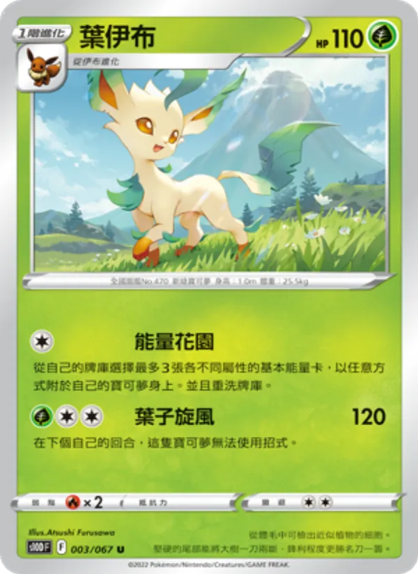 葉伊布 003/67
