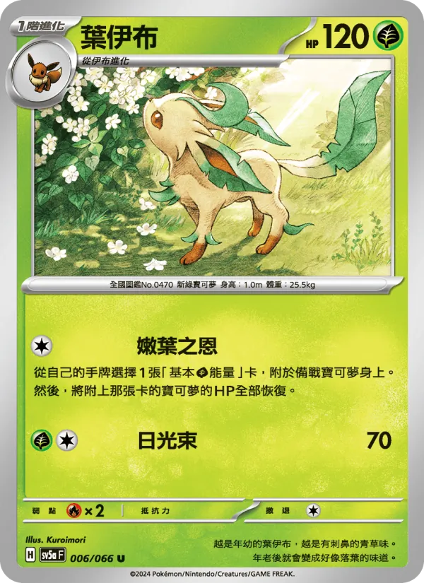 葉伊布 006/66