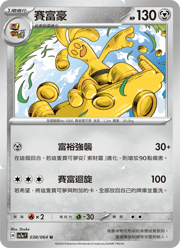 賽富豪 038/64