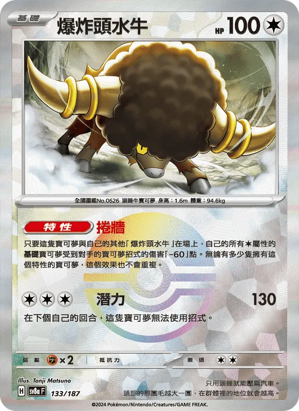 爆炸頭水牛 133/187