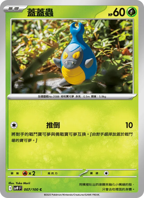 蓋蓋蟲 007/100
