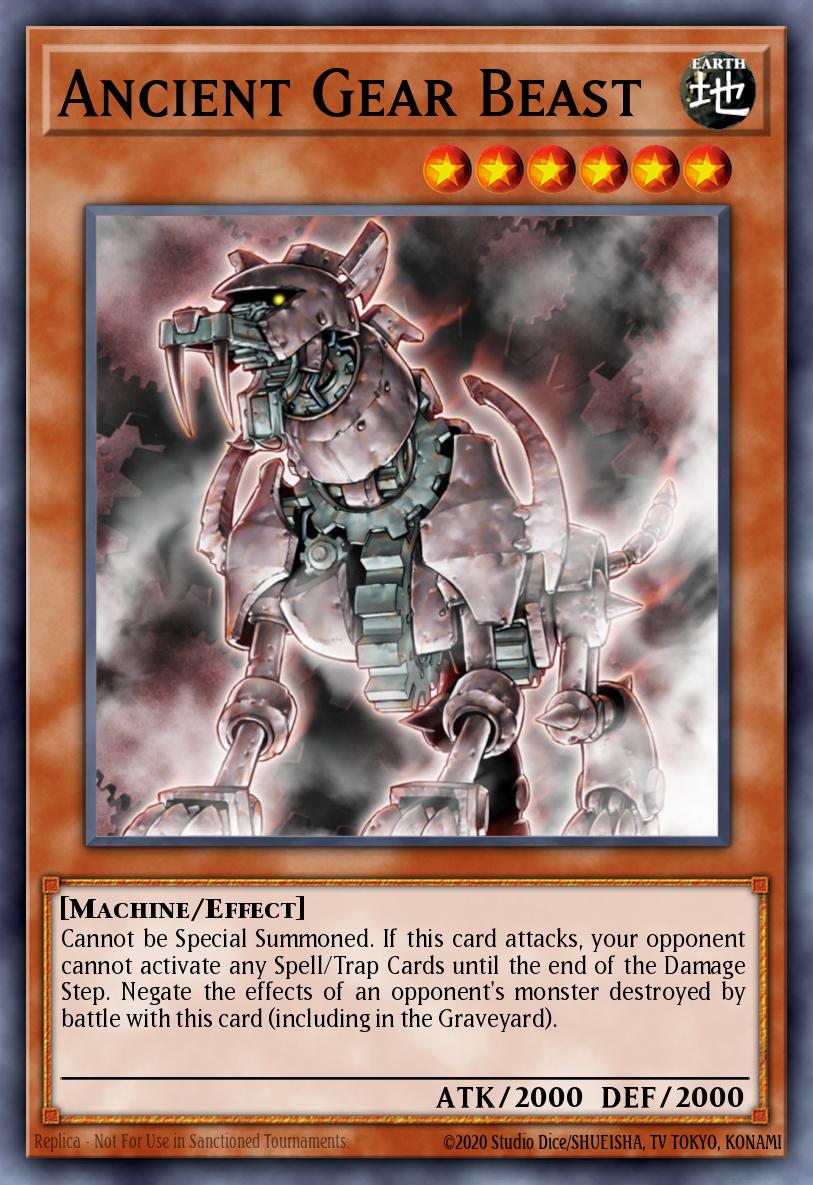 Ancient Gear Beast DR3-EN187