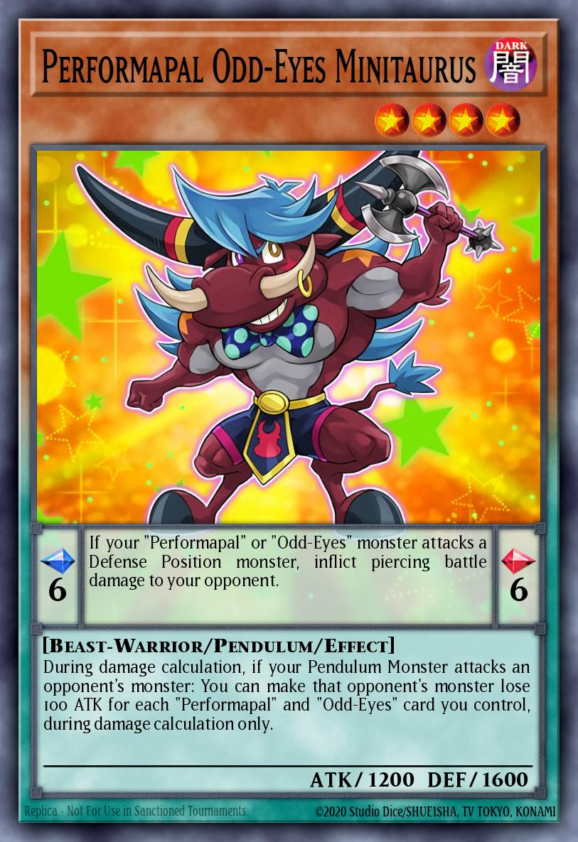 Performapal Odd-Eyes Minitaurus BLLR-EN002