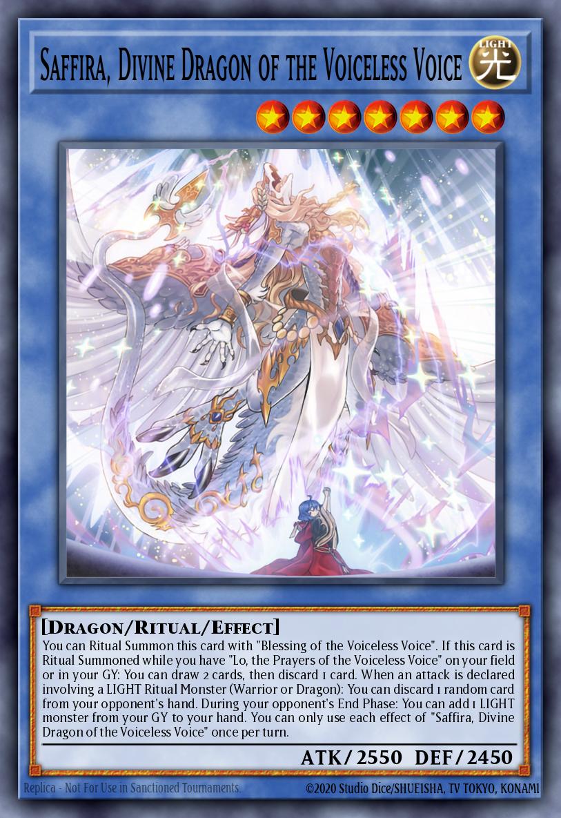 Saffira, Divine Dragon of the Voiceless Voice MP25-EN352