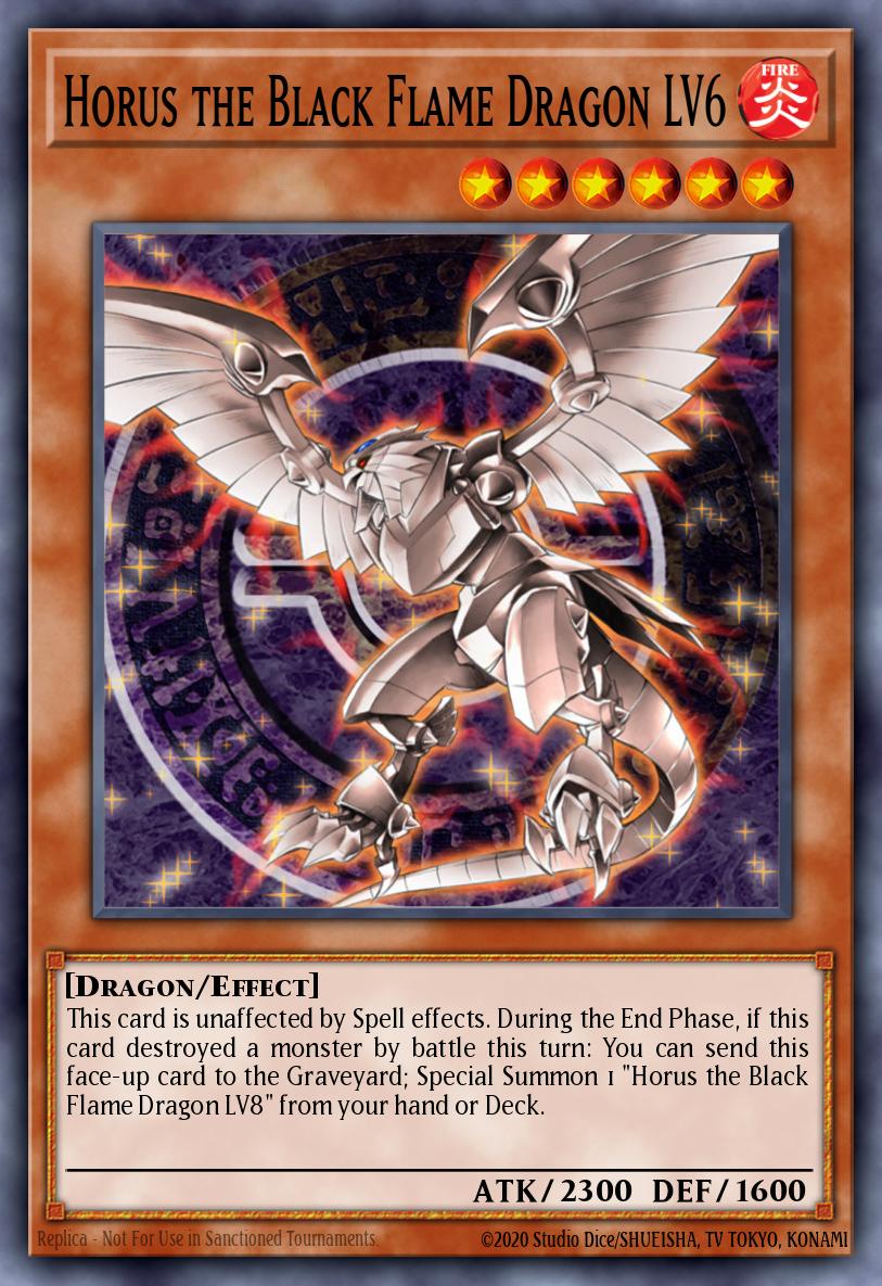 Horus the Black Flame Dragon LV6 DR3-EN007