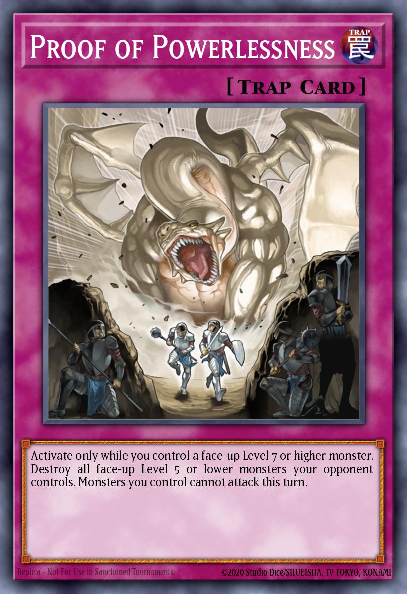 Proof of Powerlessness RGBT-EN076