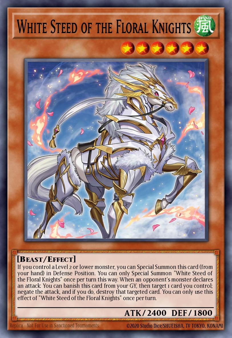 White Steed of the Floral Knights LED8-EN022