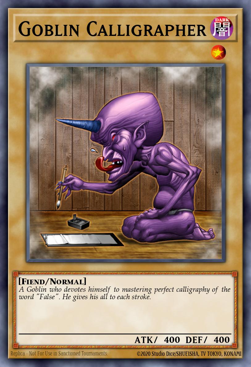 Goblin Calligrapher DR3-EN004