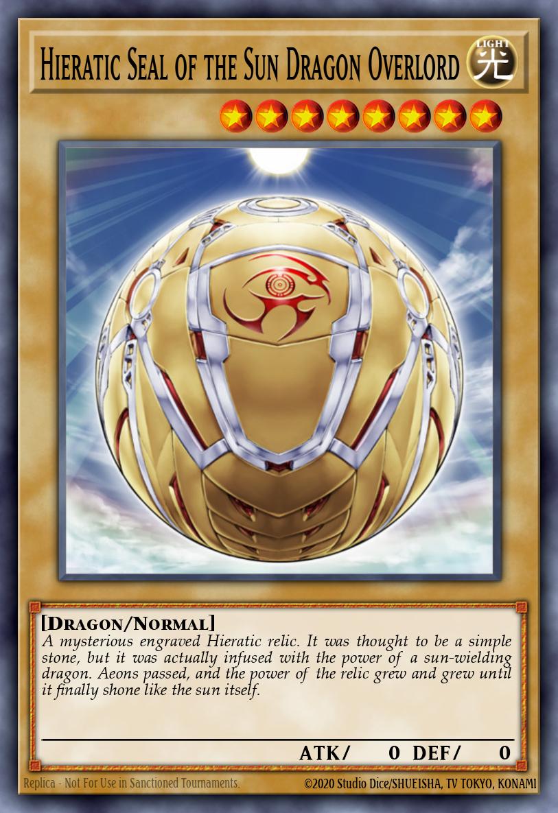 Hieratic Seal of the Sun Dragon Overlord GAOV-EN002