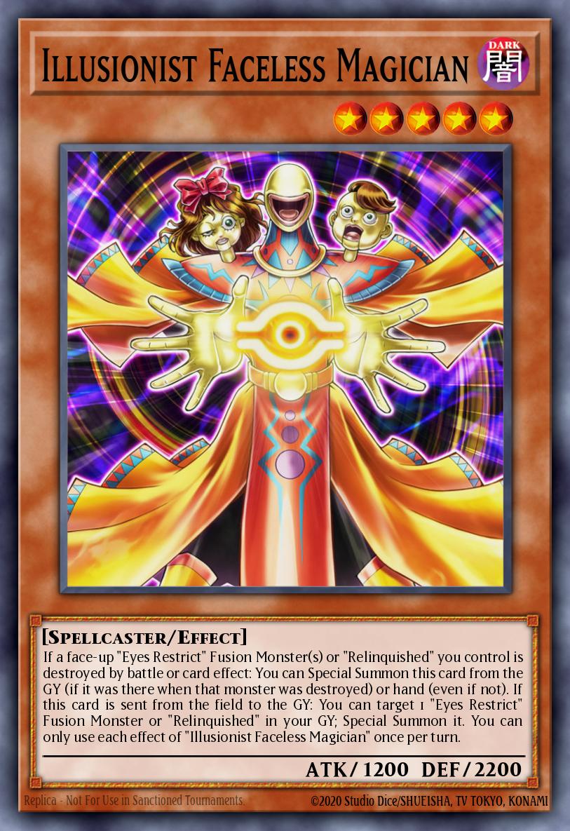 Illusionist Faceless Magician LED2-EN002