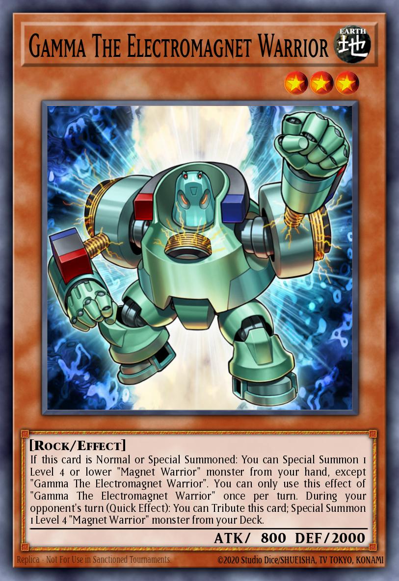 Gamma The Electromagnet Warrior MZMU-EN082