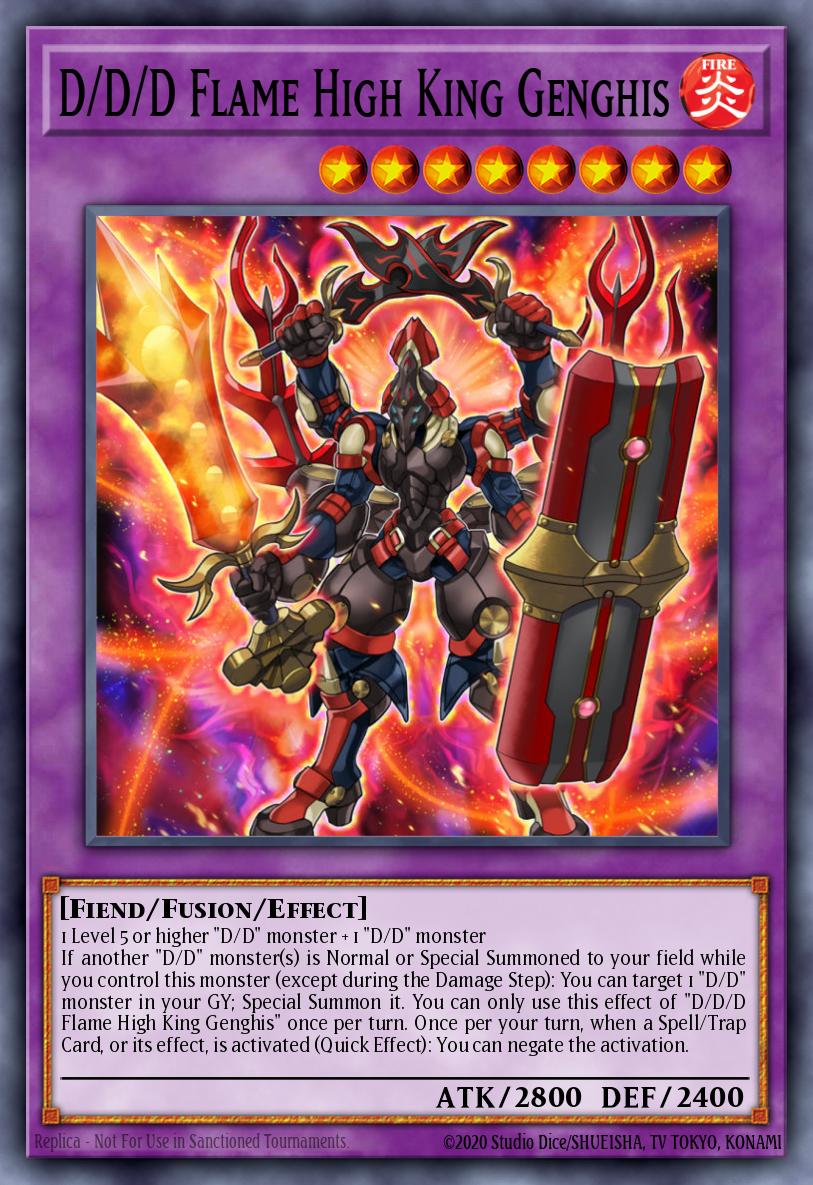 D/D/D Flame High King Genghis MP19-EN229