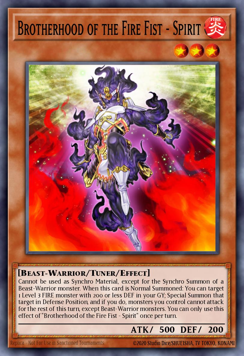 Brotherhood of the Fire Fist - Spirit AP07-EN020