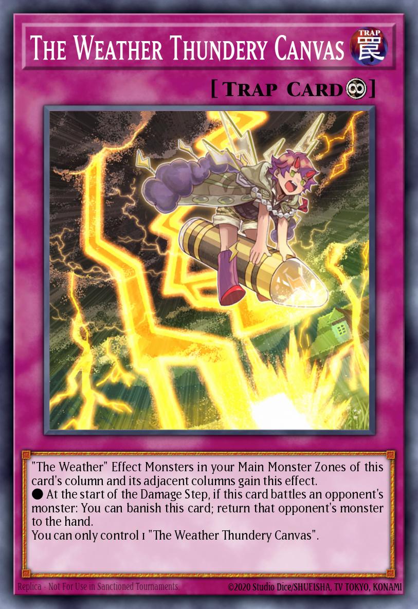 The Weather Thundery Canvas MGED-EN100