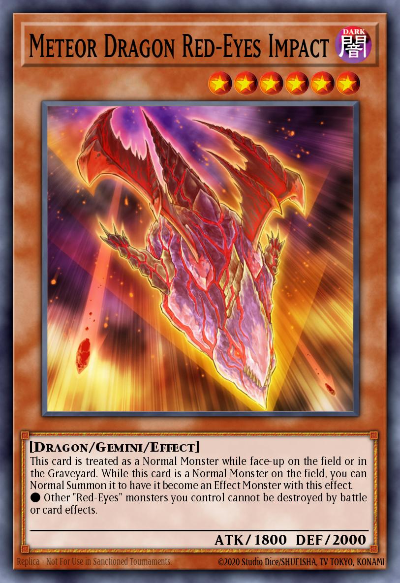 Meteor Dragon Red-Eyes Impact INOV-EN028