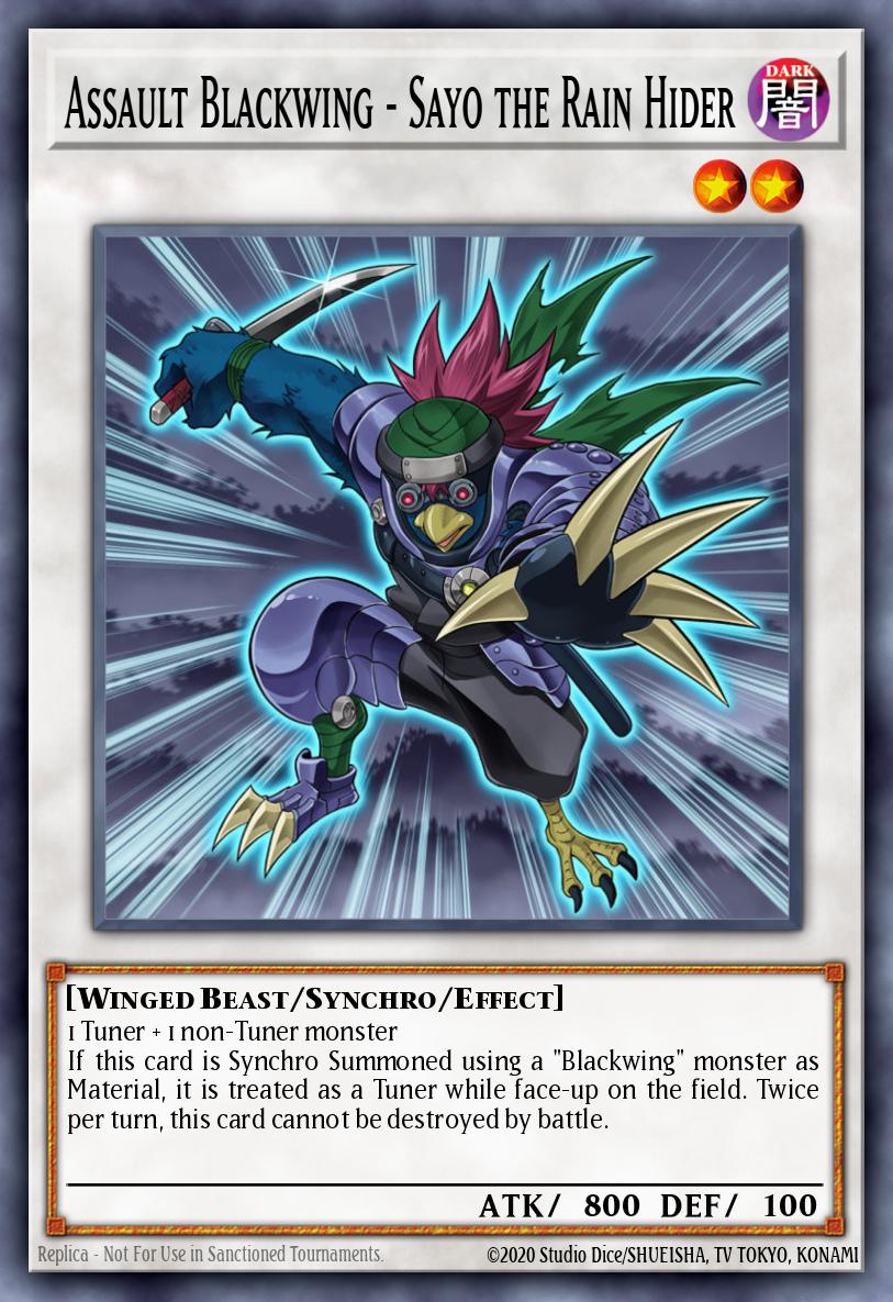 Assault Blackwing - Sayo the Rain Hider MP17-EN095