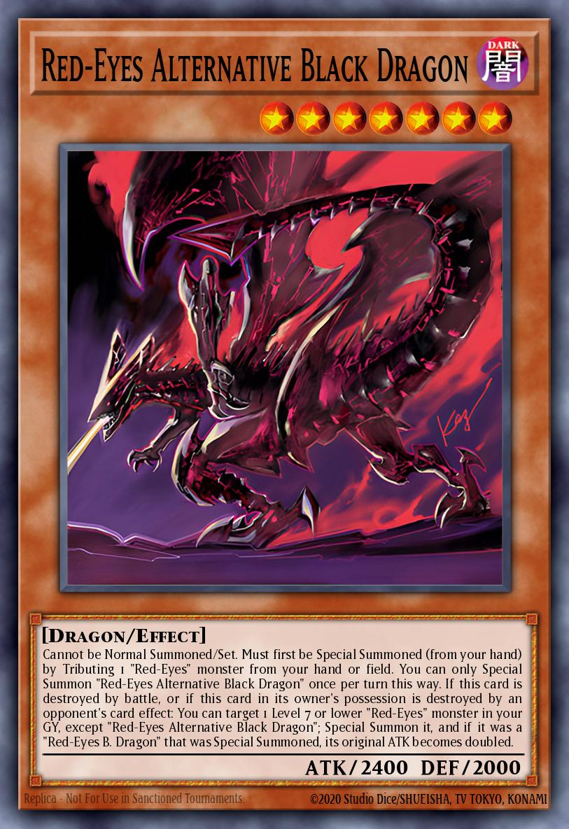 Red-Eyes Alternative Black Dragon TN19-EN005