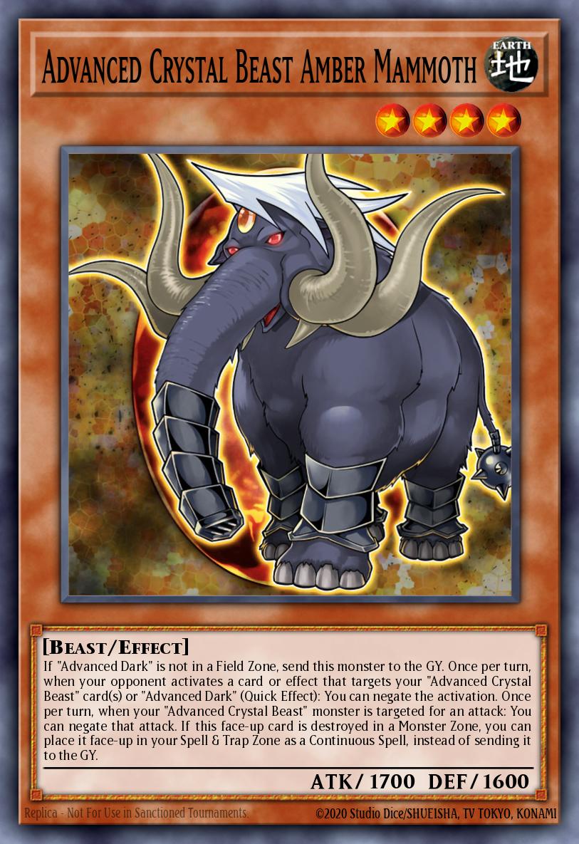 Advanced Crystal Beast Amber Mammoth BLCR-EN014