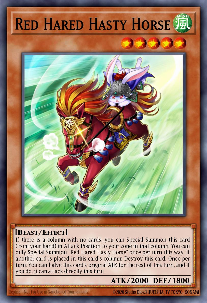 Red Hared Hasty Horse MP19-EN017