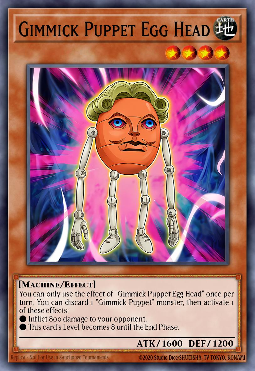 Gimmick Puppet Egg Head NUMH-EN005