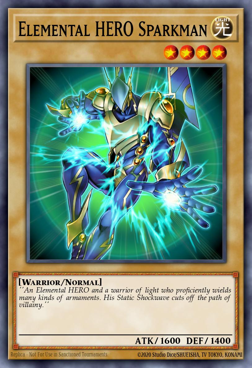 Elemental HERO Sparkman STAS-EN001