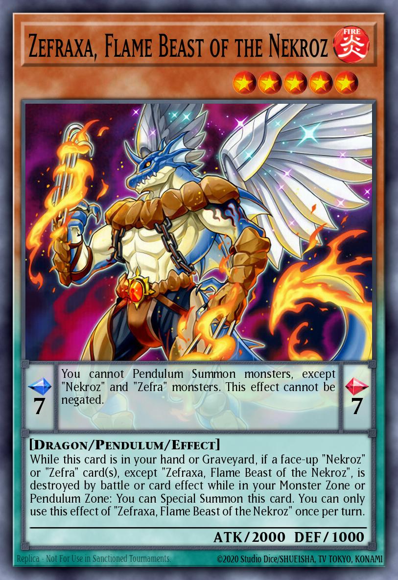 Zefraxa, Flame Beast of the Nekroz CROS-EN027